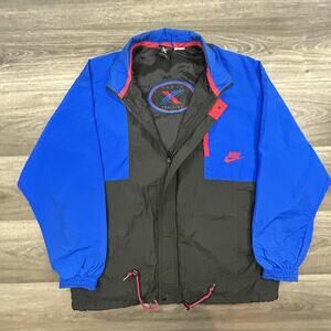 Vintage Nike Jacket Mens Large Cross Training Windbreaker Swoosh 90s Gorp RARE